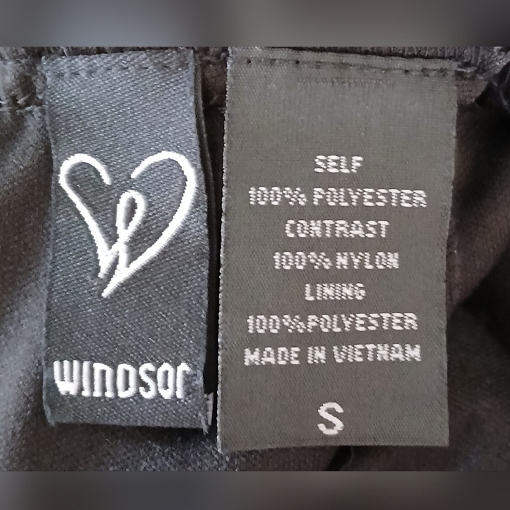 Windsor Black Sleeveless Lace Queen Ann Chiffon Maxi Dress - Picture 8 of 8